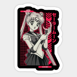 Sailor Moon  = SAILOR MOON = Anime Star Edition -Magenta- Sticker